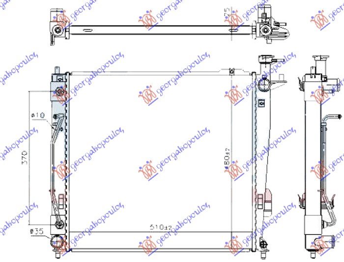 HLAD MOT.2.7 i24V-2.2 CRDi (43x77)AUTOM