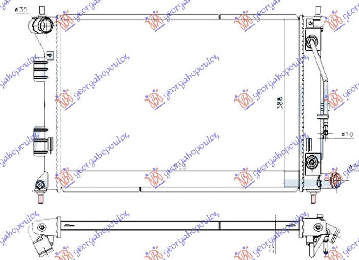 HLAD. MOTORA 1.6-1.8-2.0 BEN AUTO 55x39