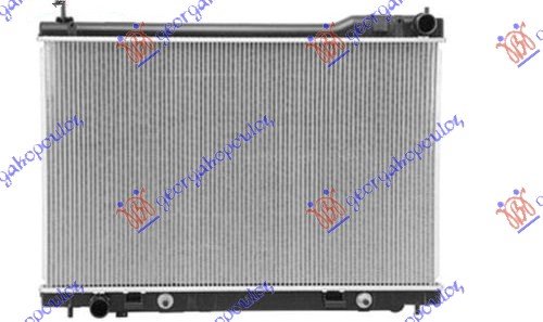 HLADNJAK MOTORA 4.5i 32V (45x72.7x16) (NISSENS)