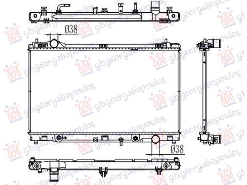 HLADNJAK MOTORA 2.5 BENZIN (AUTO) (400x720)
