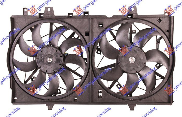 VENTILATOR KOMPLET DUPLI 2.0-2.5 BENZIN