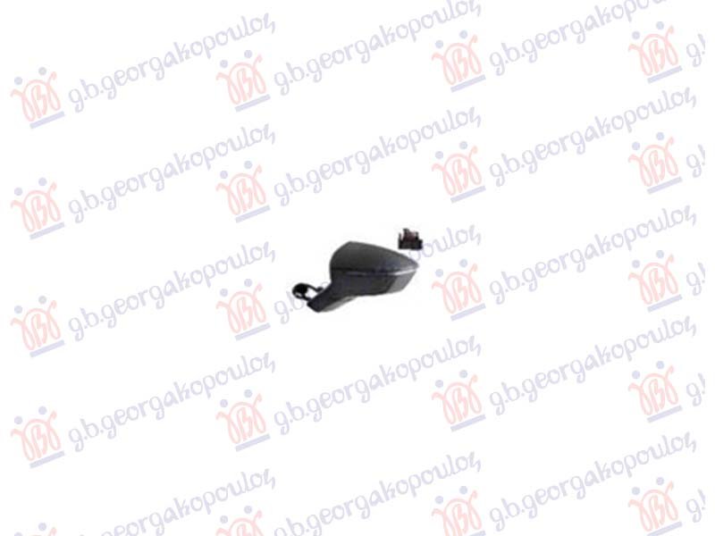 RETROVIZOR ELEKTRICNI SA GREJACEM (MIGAVAC) (6 PIN) (A KVALITET) (KONVEKSNO STAKLO)