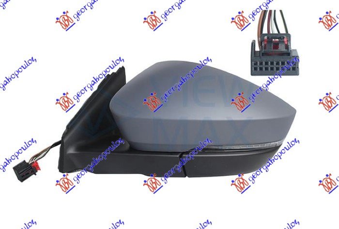 RETROVIZOR ELEK. PM (MIG) (6 PIN) (A KV)
