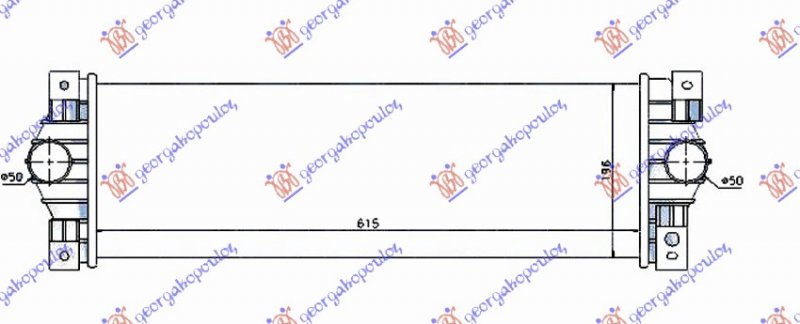 HLAD. INTERC. 2.0 Xdi DIZEL (610x160x30