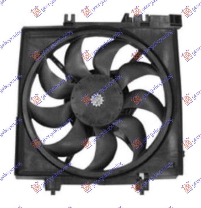 VENTILATOR KOMPL. 2.0 TURBO (335mm) 2PIN