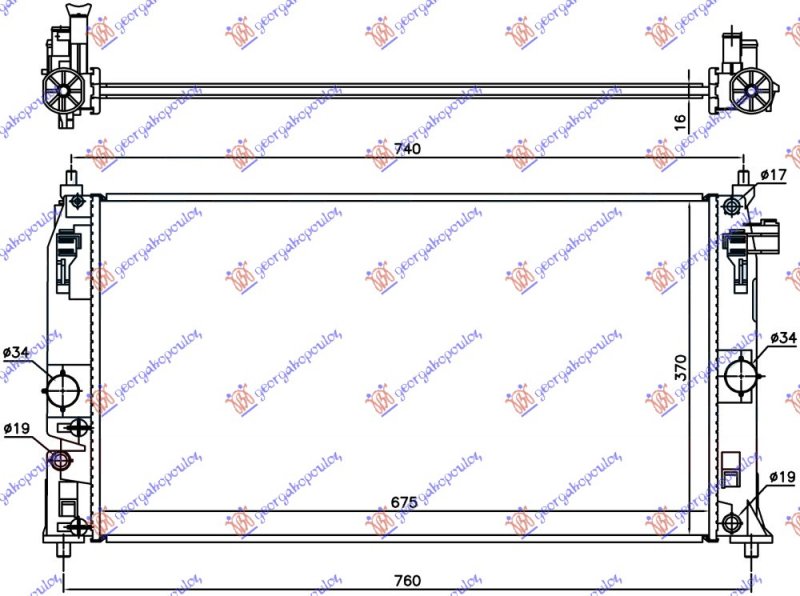 HLADNJAK 1.8 HIBRID (675x370x16)