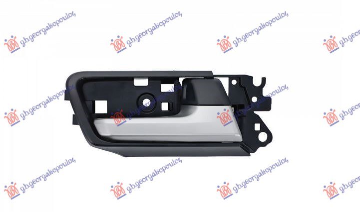 KVAKA PREDNJIH/ZADNJIH VRATA UNUTRASNJA SREBRNA/CRNA