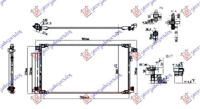 HLAD. KLIME 1.8 HIBRID BENZIN (67x37x12)