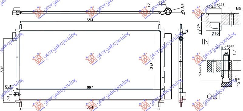 HLAD.KLIME 1.6 D4D DIZEL (697x318x12)