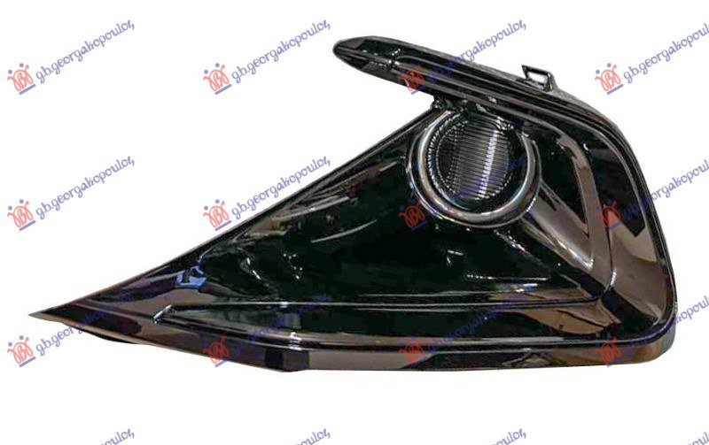 RESETKA PREDNJEG BRANIKA SJAJ-CRNA (BEZ MAGLENKE)