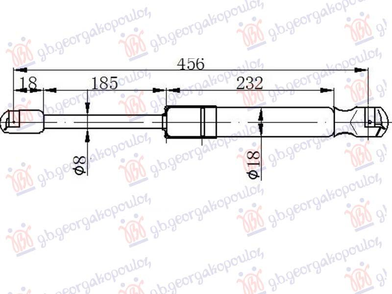 AMORTIZER HAUBE (457L-420N)