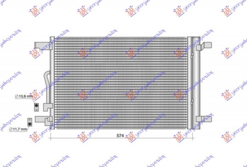 HLADNJAK KLIME 1.4-1.5-2.0BEN  2.0DIZ 576x388