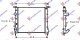 HLADNJAK MOTORA BENZIN (-AC) (35x37) SA PUMPOM (VALEO)