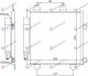 HLADNJAK KLIME 1.0 BENZIN - 1.4 HDi DIZEL (350x330x16) (KOYO)
