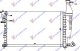 HLADNJAK MOTORA 1.1/1.4/1.6/1.8cc 8V (+/-AC) (61x37.8) (NRF)