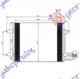 HLADNJAK KLIME BENZIN/DIZEL (540x450x16) (NRF)