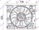 VENTILATOR KOMPLET (2.0 HYBRID - 3.0 BENZIN) (484mm) (600W) (4 PIN)