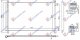 HLADNJAK KLIME 2.0/2.5 16v BENZIN (710x400x12) (KOYO)